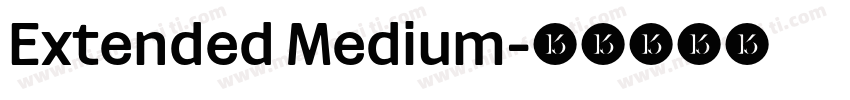 Extended Medium字体转换